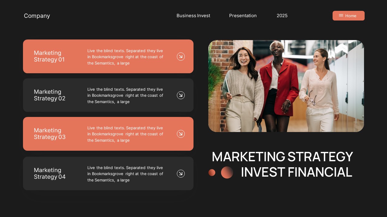 Black Orange Modern Business Investment PowerPoint, Presentation Templates