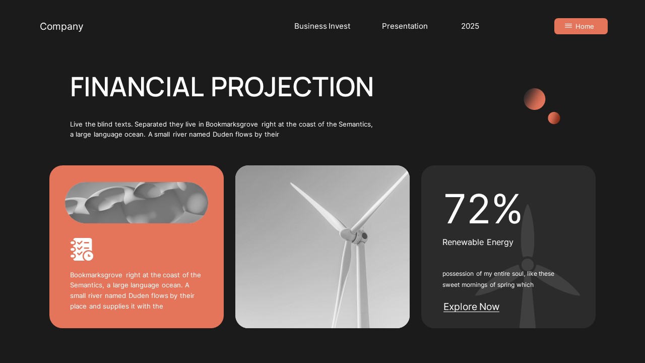 Black Orange Modern Business Investment PowerPoint, Presentation Templates