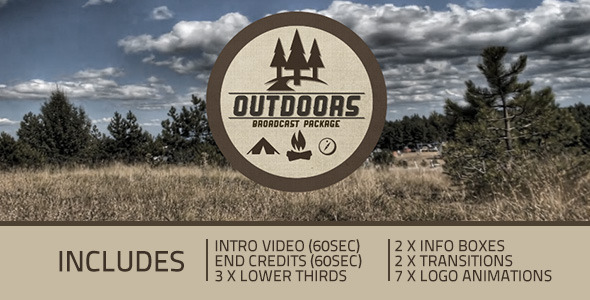 Outdoors Broadcast package - VideoHive 5319940