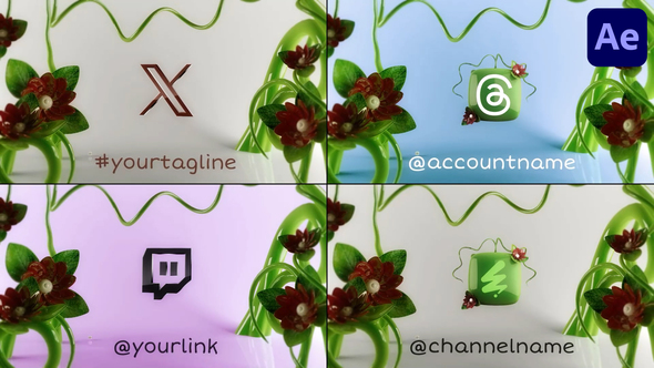 Flourish Logo Reveal for After Effects Logo Stings template preview