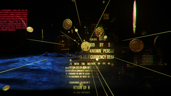 Crypto Logo Reveal Logo Stings template preview