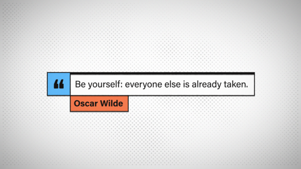 QUOTES Titles template preview