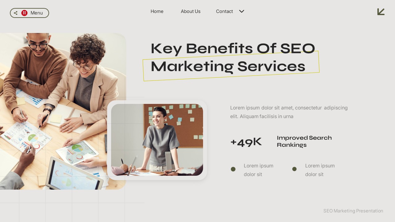 SEO Marketing Powerpoint Template, Presentation Templates | GraphicRiver