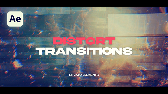 Transitions Distort Elements template preview