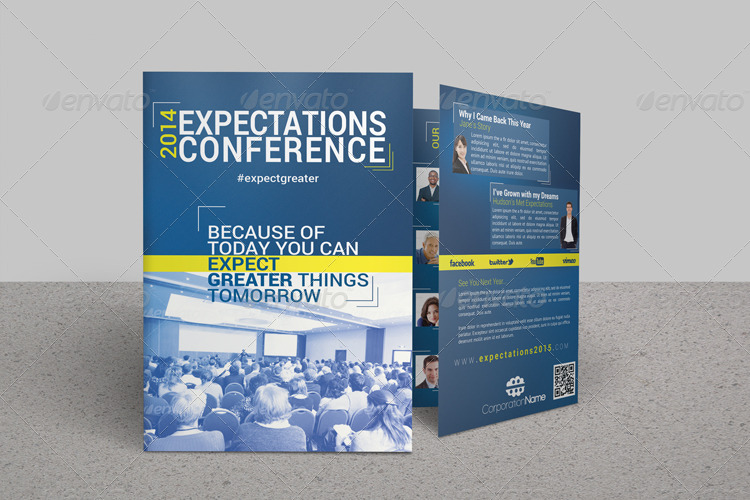 expectations conference bifold brochure by fakerjack my brochure maker