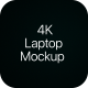 4k laptop Mocup Alpha channel (Mogrt) - VideoHive Item for Sale