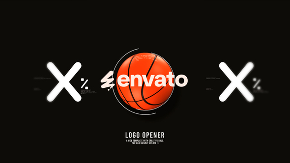 Basketball Logo Openers template preview