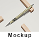 Metallic Pen Mockup