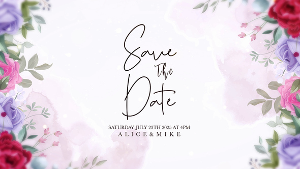 Wedding Intro Openers template preview