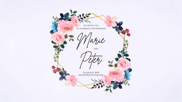 Wedding Titles Openers template preview
