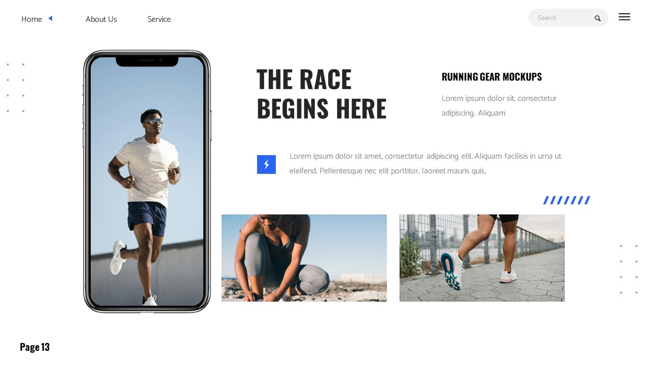 Running Sport Powerpoint Template, Presentation Templates | GraphicRiver