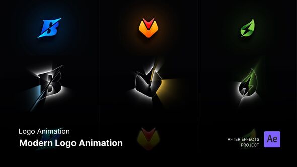 Logo Animation - Modern Logo Animation After Effects Template Logo Stings template preview