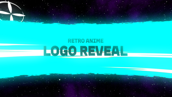 Retro Anime Logo Reveal Logo Stings template preview