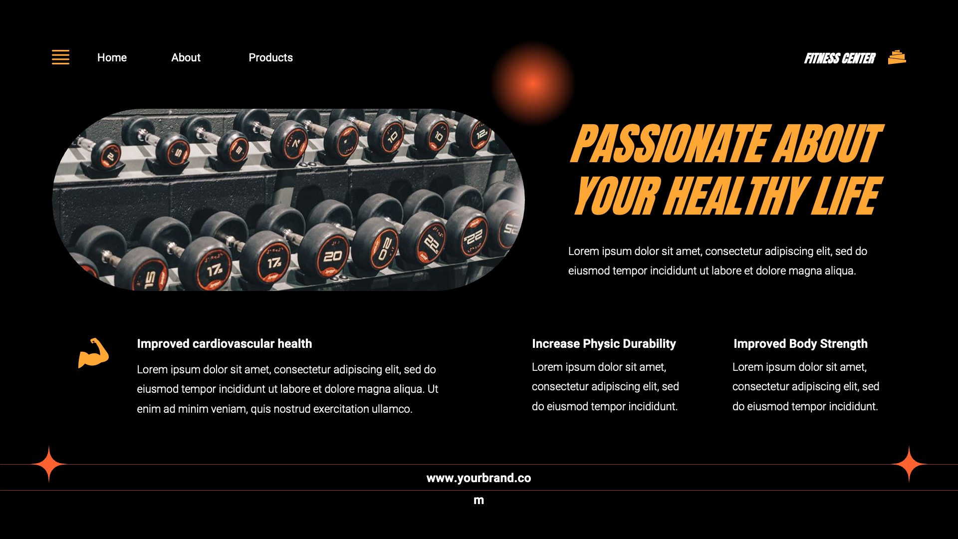 Exercise Powerpoint Fitness PowerPoint Template, Presentation Templates | GraphicRiver