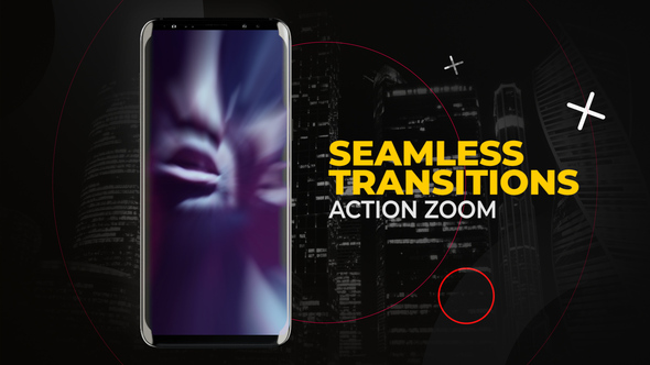 Vertical Trippy Move Transitions | After Effects Elements template preview