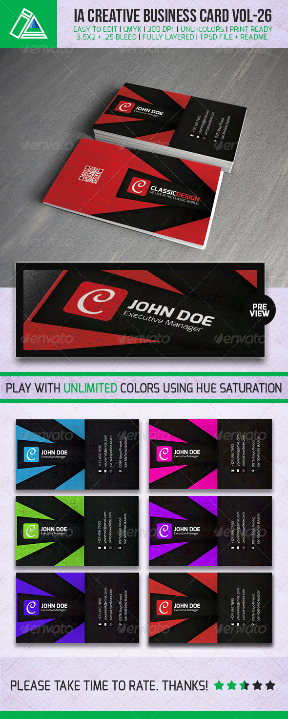 IntenseArtisan Business Card Vol.26 - Creative Business Cards