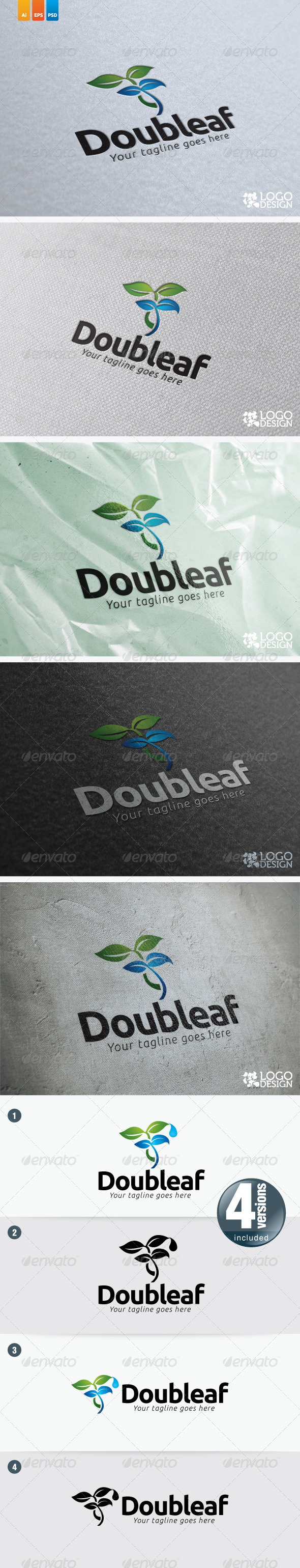 Doubleaf - Nature Logo Templates