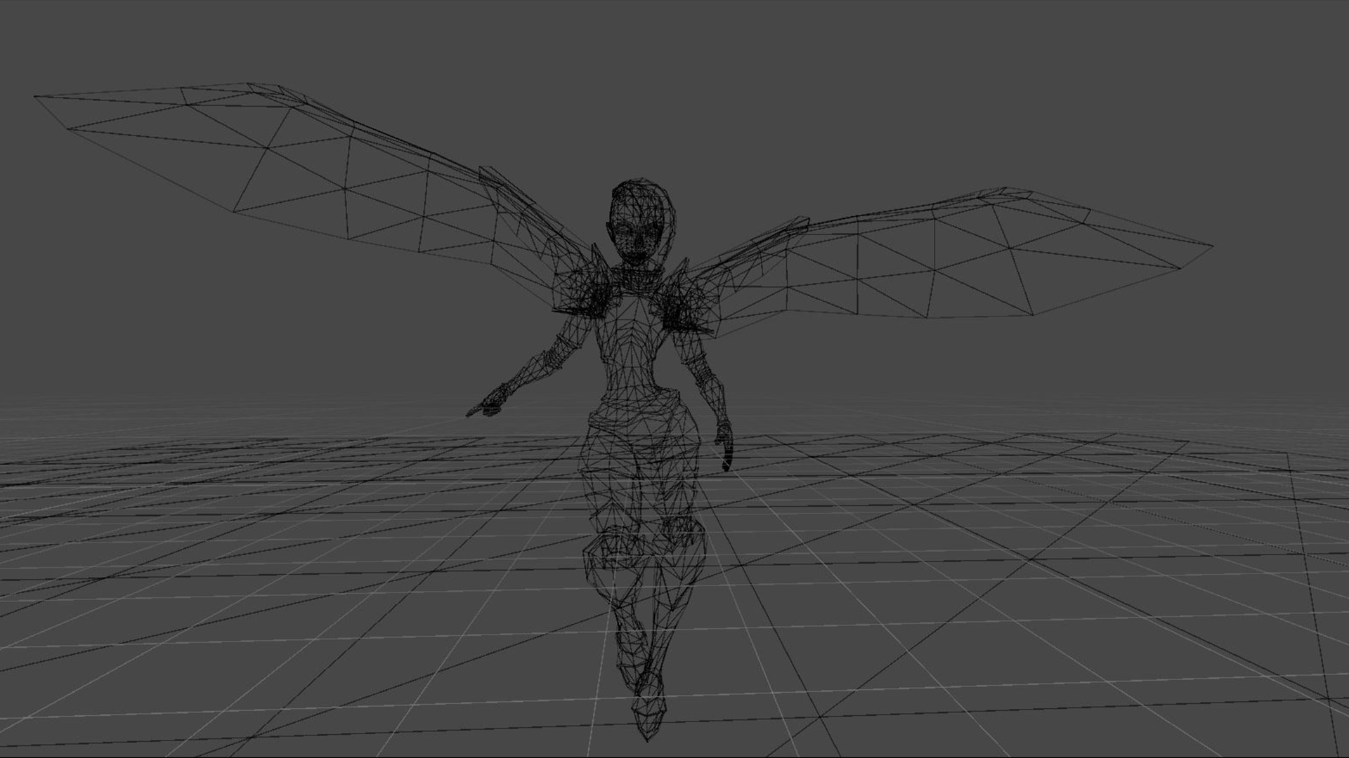 Angel 3D Character Model Game Ready Fantasy Figure with PBR Textures by ...