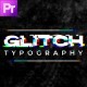 Glitch Typography Titles / MOGRT - VideoHive Item for Sale