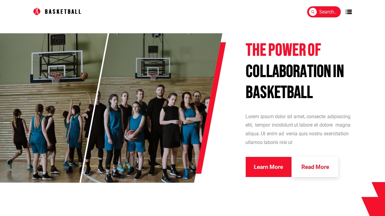 Basketball Google Slide Template, Presentation Templates | GraphicRiver