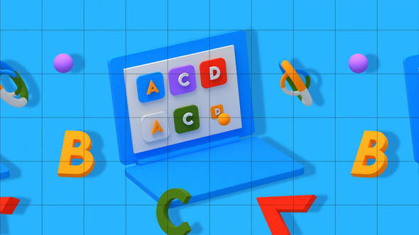 Kids School Logo Logo Stings template preview