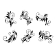 Set of Vintage Floral Elements