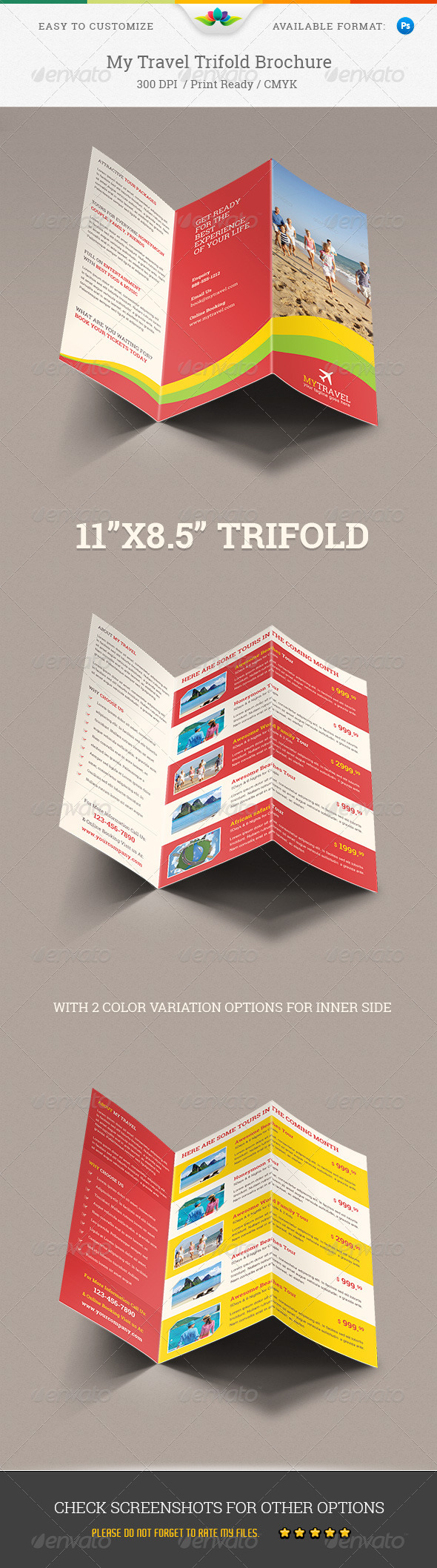 My Travel Trifold Brochure - Corporate Brochures
