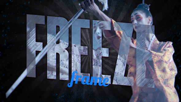 Freeze Frame Action Video Displays template preview