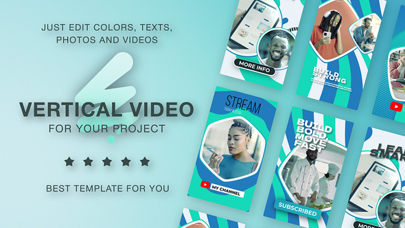 Vertical Educational Medical Instagram Reel Video Displays template preview