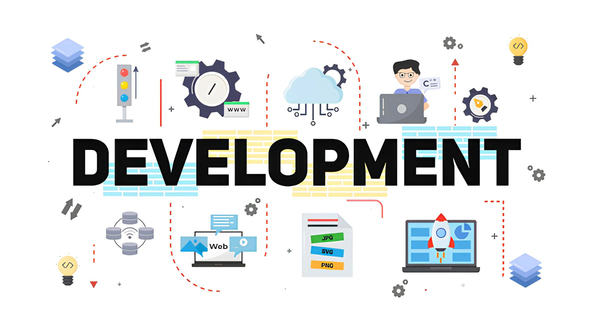 Web Development Typography Scenes Titles template preview