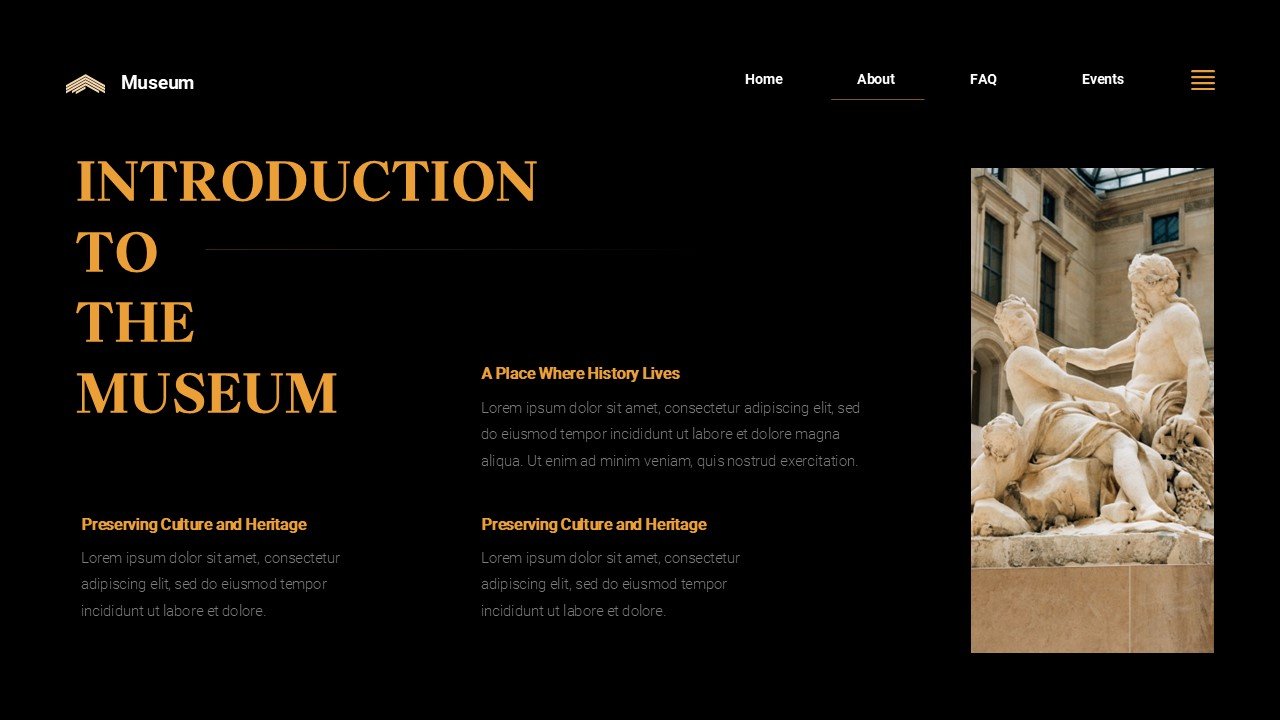 Museum Keynote Template, Presentation Templates | GraphicRiver