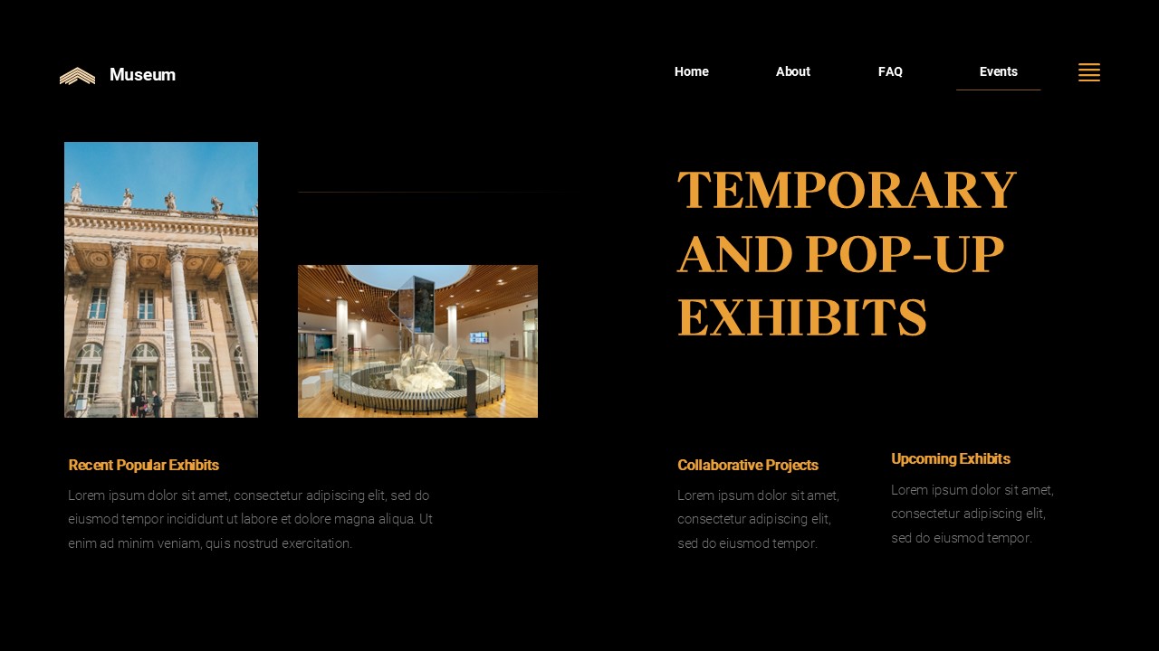 Museum Keynote Template, Presentation Templates | GraphicRiver