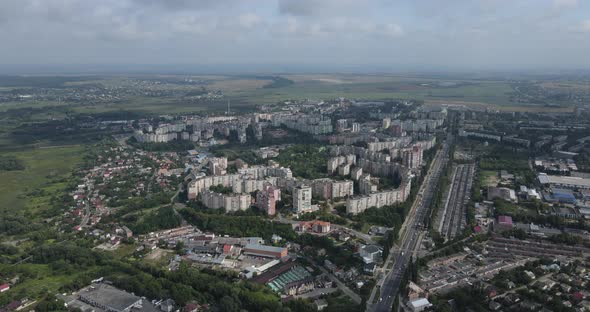 Panorama Of The City And Its Infrastructure From A Bird's Eye View alt