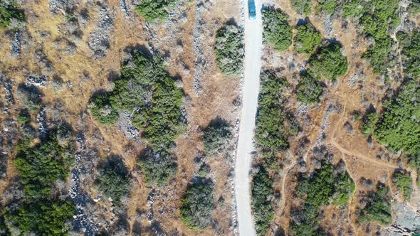 Aerial View of Kalydon Island, Crete, Greece