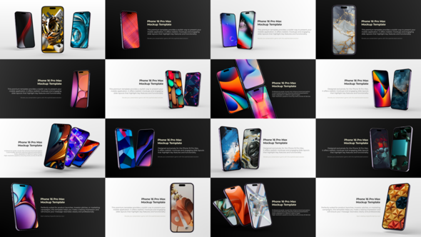 Phone 16 Pro Mockup Product Promo template preview