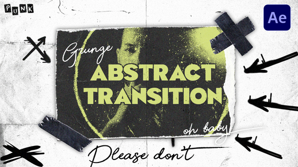 Grunge Abstract Transitions Elements template preview