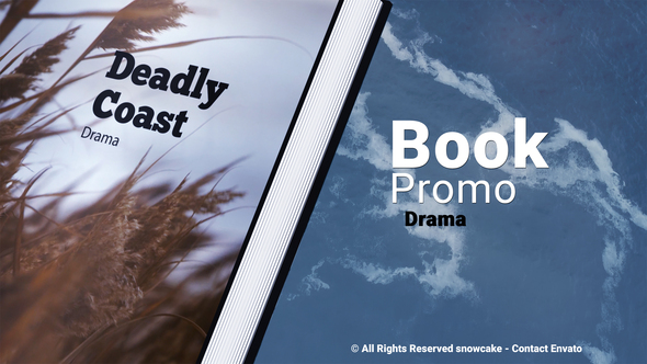 Book Promo Drama Product Promo template preview