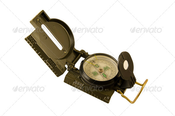 Military compass - Stock Photo - Images
