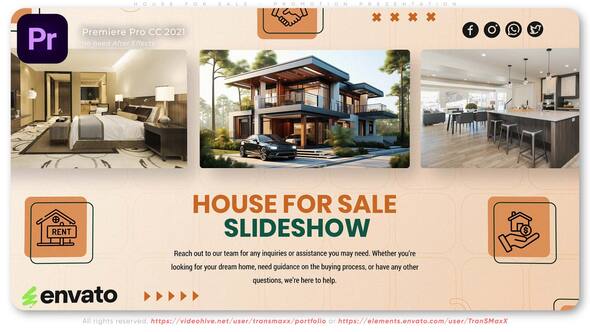House For Sale - Promotion Presentation Premiere Pro template preview