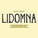Lidomna Vintage Sans Display Font