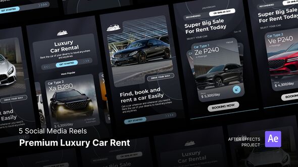 Intro - Animated Galleries Carrousel After Effects Template Video Displays template preview