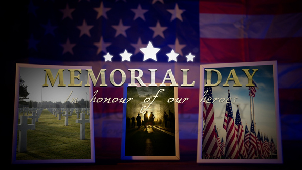 Memorial Day Slideshow Openers template preview