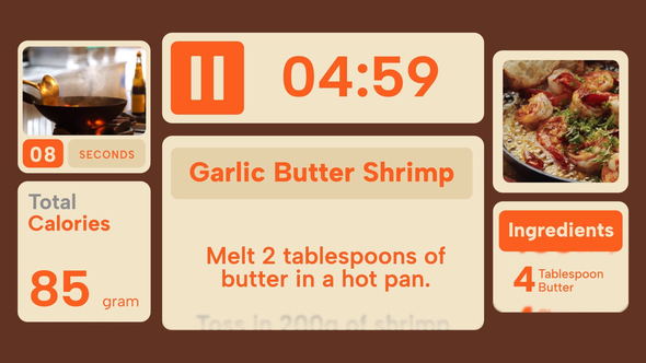 Timer Infographic Widget broadcast-packages template preview