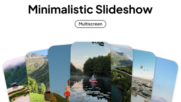 Minimalistic Slideshow Openers template preview