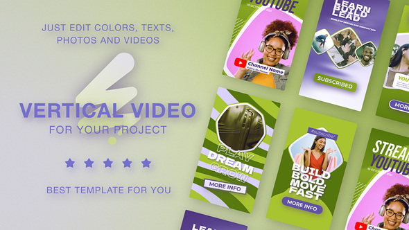 Fashion Stories Video Displays template preview