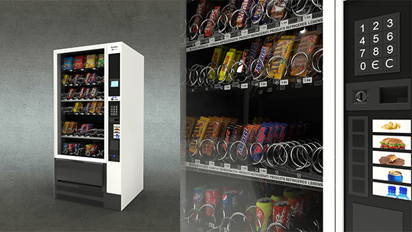 Snack Vending Machine - 3Docean 5329266