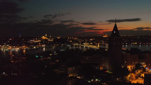 Galata Tower in Istanbul Turkey alt