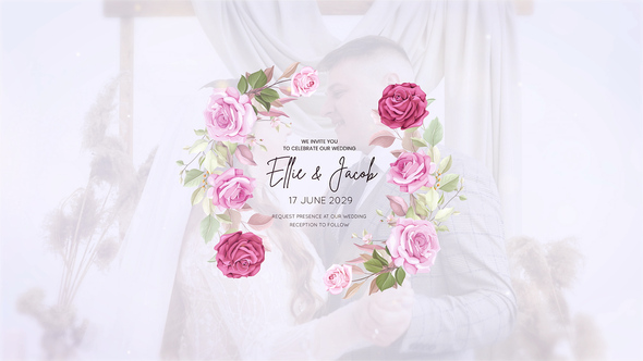 Wedding titles Openers template preview