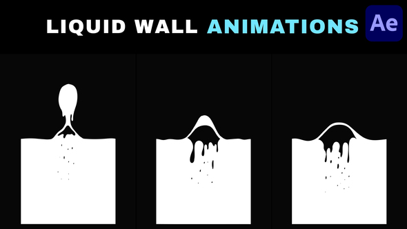 Liquid Wall Animations for After Effects Elements template preview
