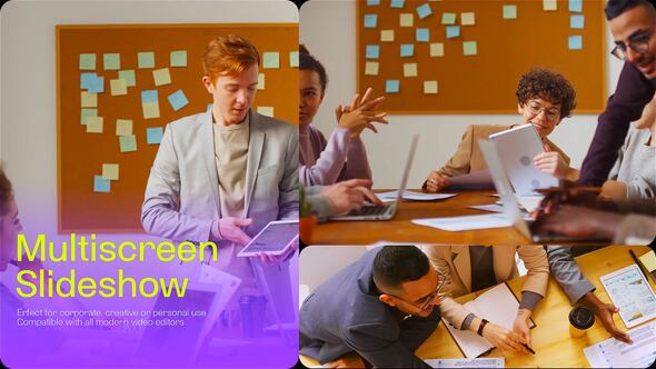 StudioVibe Multiscreen Intro 4K broadcast-packages template preview